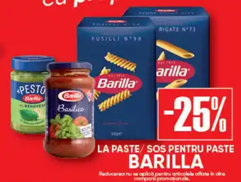 Barilla la paste/sos pentru paste barilla