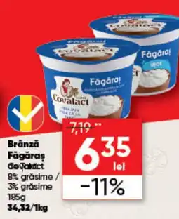 PROFI Covalact brânză făgăraș de vacă Ofertă