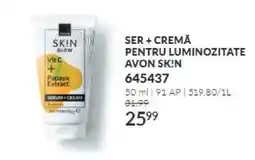 Avon Ser + Crema Pentru Luminozitate Avon Skin Ofertă