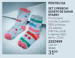 Avon Set 2 perechi şosete de damă starry Ofertă