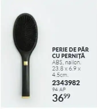 Perie de păr cu perniță