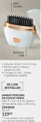 Avon Aparat portabil de coafat părul Ofertă