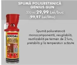 Diego Soudal spumă poliuretanica genius gun Ofertă