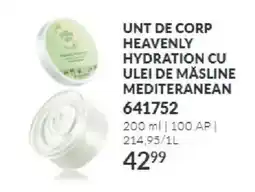 Avon Heavenly Hydration cu ulei de măsline mediteranean Ofertă