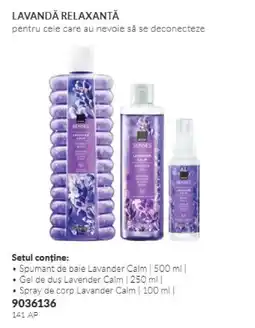 Avon Senses lavandă relaxantă Ofertă