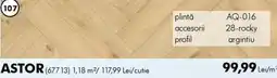 Diego Astor plintă AQ-016 accesoriu 28-rocky profil argintiu Ofertă
