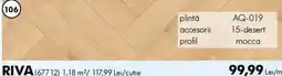 Diego Riva plintă AQ-019 accesoriu 15-desert profil mocca Ofertă