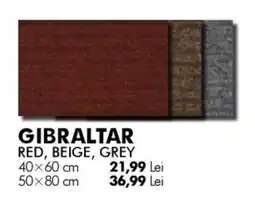 Diego Gibraltar red beige grey Ofertă