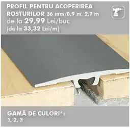 Diego Profil pentru acoperirea rosturilor Ofertă