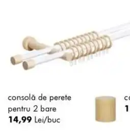 Diego consolă de perete pentru 2 bare Ofertă