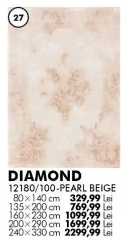 Diego Diamond 12180/100-Pearl Beige Ofertă