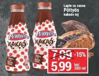 Pöttyös lapte cu cacao