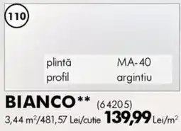 Diego bianco plintă profil Ofertă