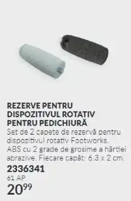 Avon Footworks rezerve pentru dispozitivul rotativ pentru pedichiură Ofertă