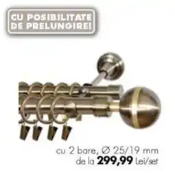 Diego cu 2 bare, Ø 25/19 mm Ofertă