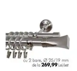 Diego cu 2 bare, Ø 25/19 mm Ofertă