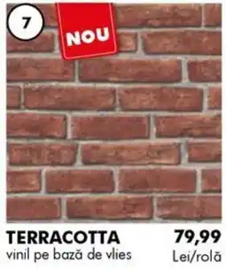Diego Terracotta vinil pe bază de vlies Ofertă