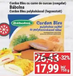 Merkur Babolna cordon bleu cu carne de curcan Ofertă