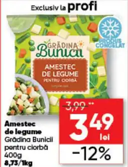 PROFI Grădina Bunicii amestec de legume pentru ciobă Ofertă