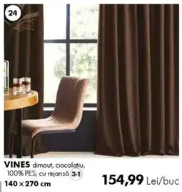 Diego Vines dimout, ciocolatiu Ofertă