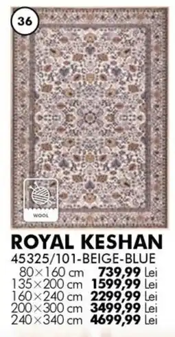 Diego Royal Keshan 45325/101-beige-blue Ofertă
