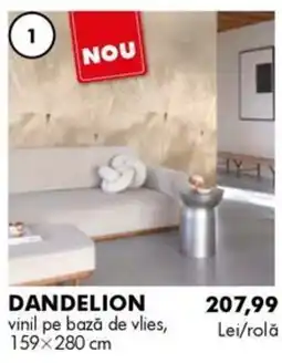 Diego Dandelion vinil pe bază de vlies Ofertă