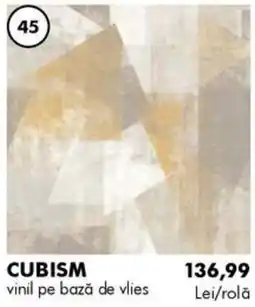 Diego Cubism vinil pe bază de vlies Ofertă