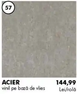 Diego Acier vinil pe bază de vlies Ofertă