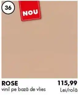 Diego Rose vinil pe bază de vlies Ofertă