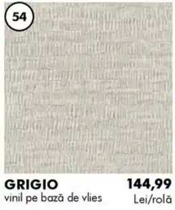 Diego Grigio vinil pe bază de vlies Ofertă