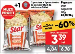 PROFI Star Popcorn cu gust de cascaval Ofertă
