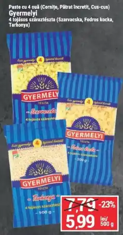 Merkur Gyermelyi paste cu 4 ouă Ofertă