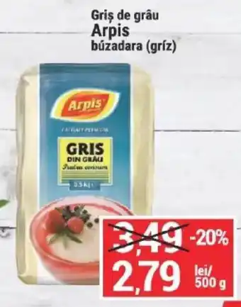 Arpis grîs de grâu búzadara