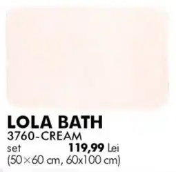 Diego Lola Bath 3760-Cream Ofertă