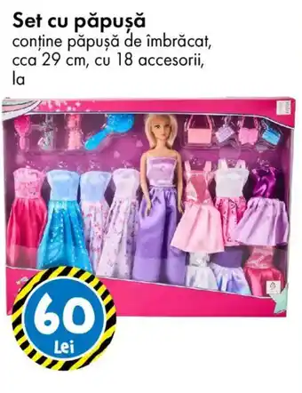 Set cu păpușă
