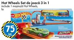 TEDI Hot Wheels set de joacă 3 în 1 Ofertă
