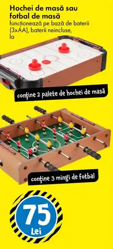 TEDI Hochei de masă sau fotbal de masă Ofertă