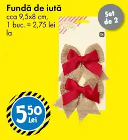 TEDI Fundă de iută Ofertă