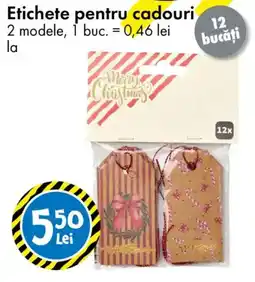 TEDI Etichete pentru cadouri Ofertă