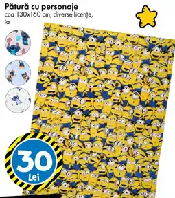 TEDI Pătură cu personaje Ofertă