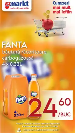 Remarkt Fanta băutură răcoritoare carbogazoasă Ofertă