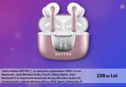 Emag Rotter casti wireless Ofertă