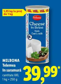 Lidl Milbona Telemea în saramură Ofertă