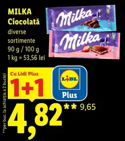 Lidl Milka Cioccolată Ofertă