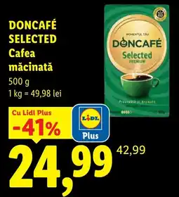 Lidl Doncafé Selected Cafea măcinată Ofertă