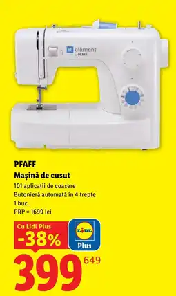 Lidl Pfaaff mașină de cusut Ofertă