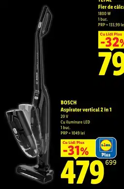 Lidl Bosch aspirator vertical 2 in 1 Ofertă
