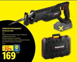 Lidl Parkside performance fierăstrău sabie Ofertă