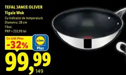 Lidl Tefal jamie oliver tigaie wok Ofertă