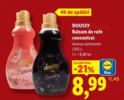 Lidl Doussy balsam de rufe concentrat Ofertă
